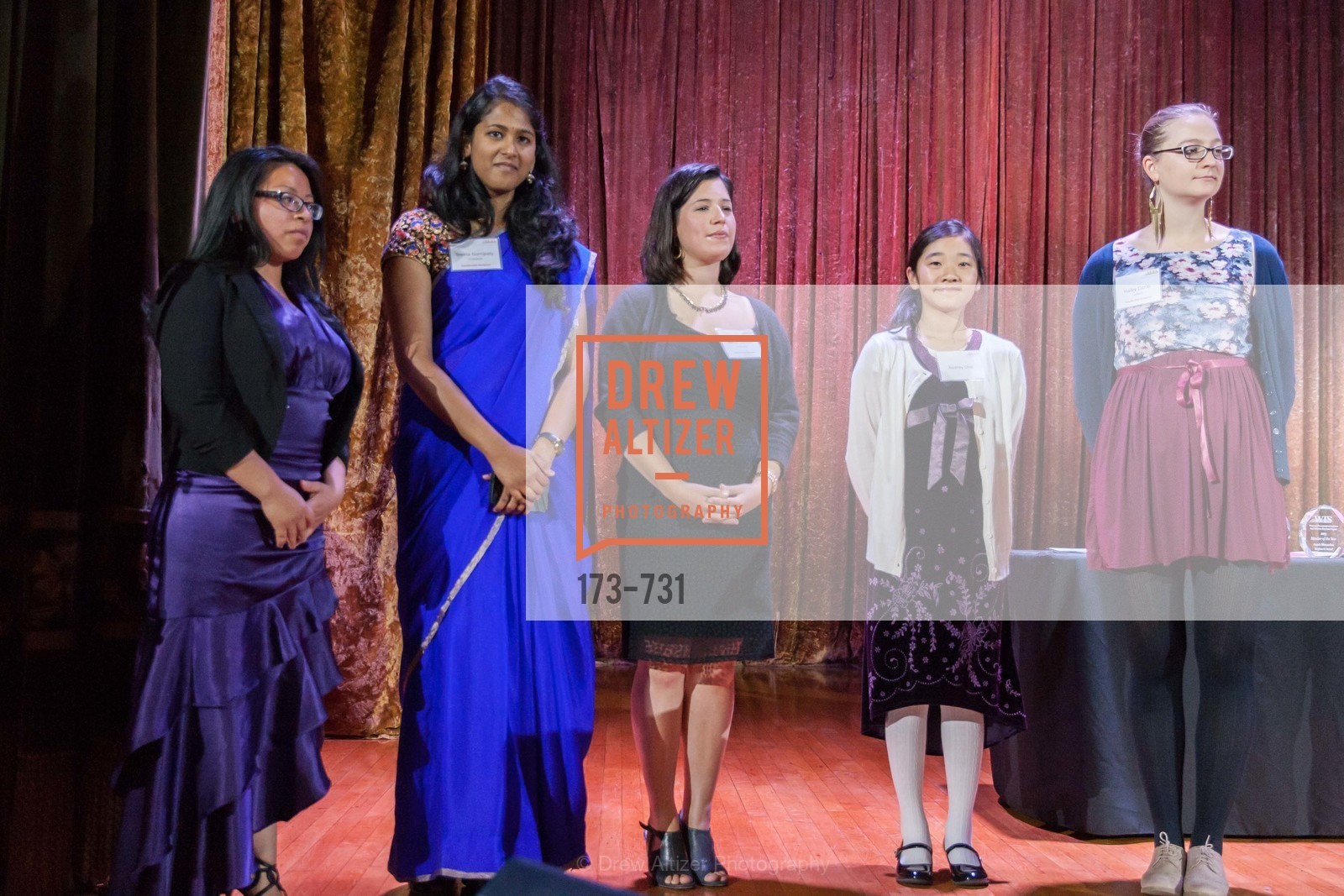 Lucinda Perez, Sreeta Gorripaty, Eleanor Leshner, Audrey Choi, Hailey Clonts, WOMEN'S TRANSPORTATION SEMINAR SF Bay Area Chapter Annual Scholarship Awards, US, May 15th, 2015,Drew Altizer, Drew Altizer Photography, full-service agency, private events, San Francisco photographer, photographer california