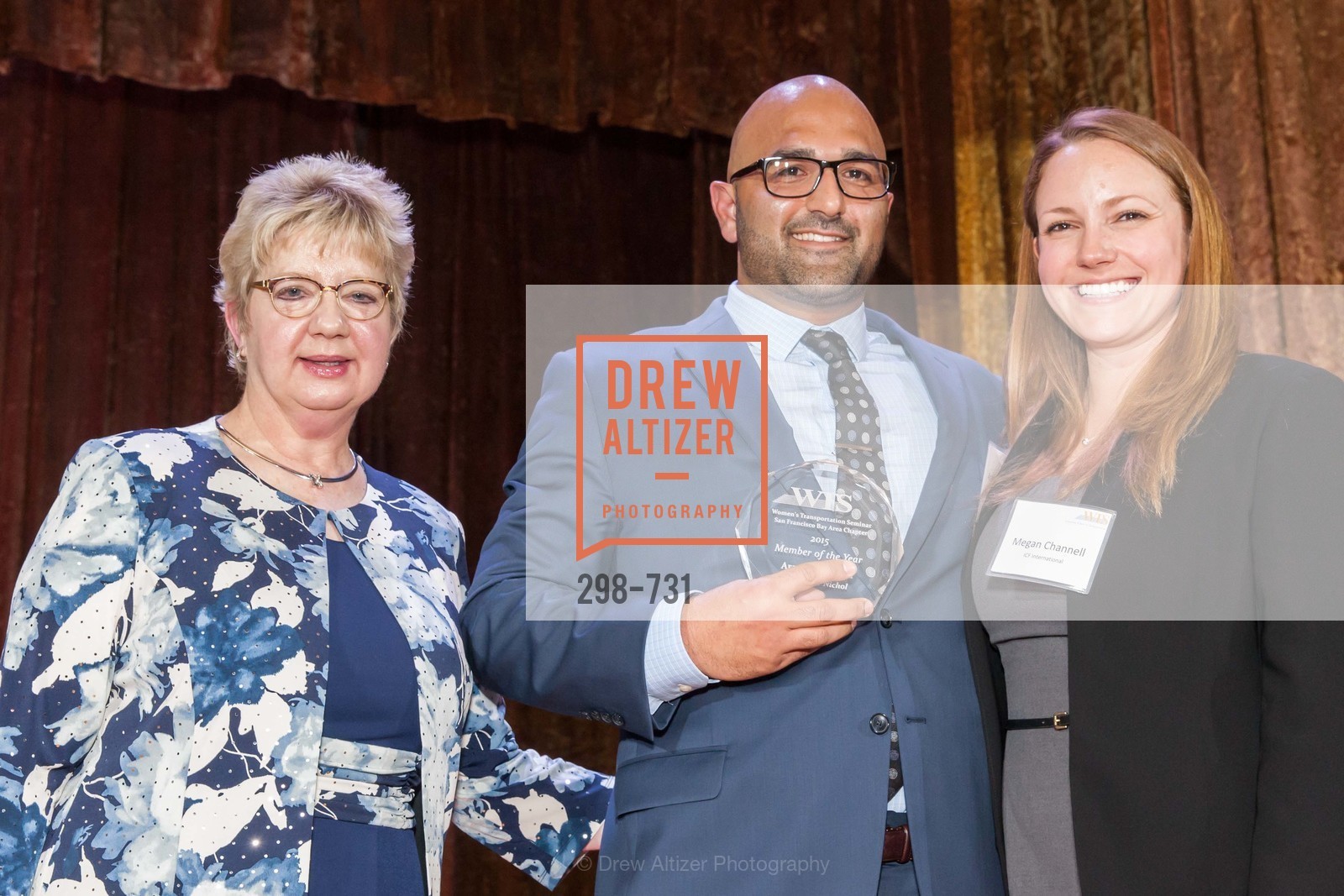 Darlene Gee, Arash Monsefan, Megal Channell, WOMEN'S TRANSPORTATION SEMINAR SF Bay Area Chapter Annual Scholarship Awards, US, May 15th, 2015,Drew Altizer, Drew Altizer Photography, full-service agency, private events, San Francisco photographer, photographer california