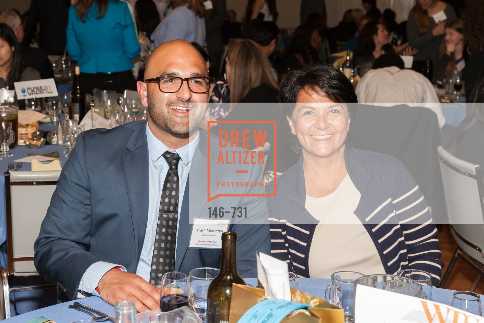 Arash Monsefan, Olga Mendez, WOMEN'S TRANSPORTATION SEMINAR SF Bay Area Chapter Annual Scholarship Awards, US, May 15th, 2015,Drew Altizer, Drew Altizer Photography, full-service event agency, private events, San Francisco photographer, photographer California