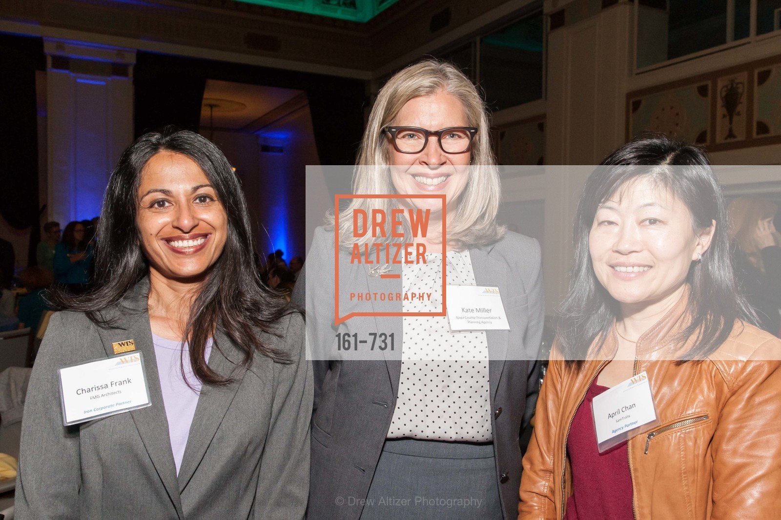 Charisse Frank, Kate Miller, April Chan, WOMEN'S TRANSPORTATION SEMINAR SF Bay Area Chapter Annual Scholarship Awards, US, May 15th, 2015,Drew Altizer, Drew Altizer Photography, full-service agency, private events, San Francisco photographer, photographer california