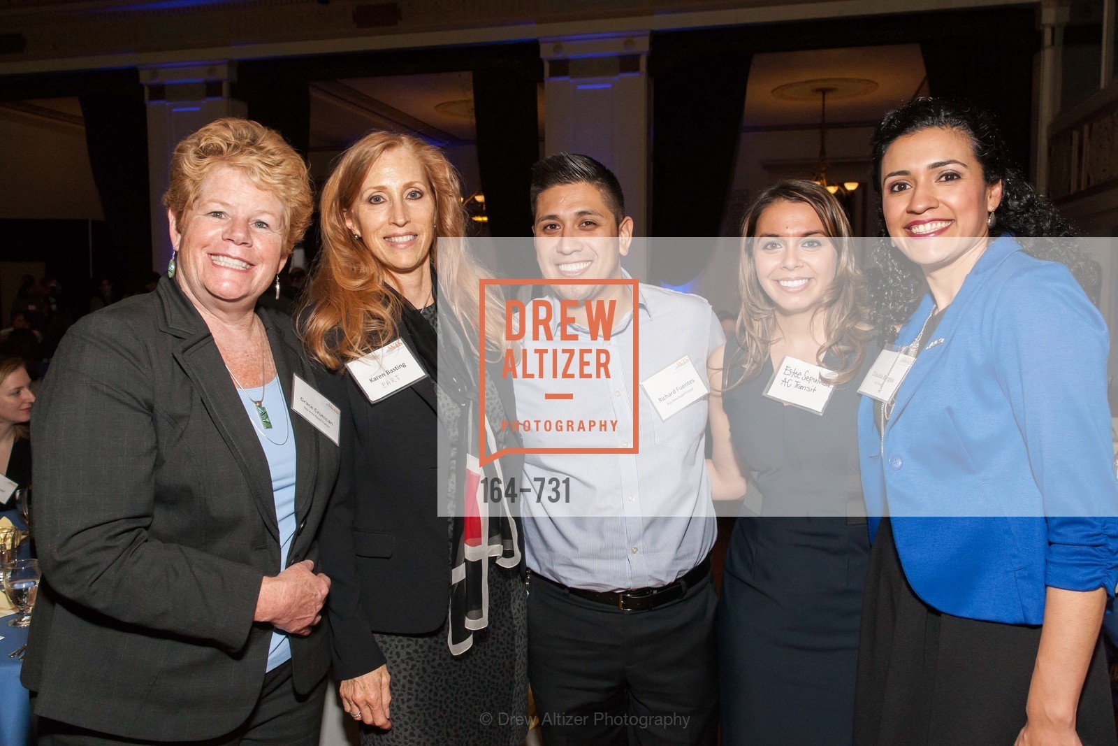 Grace Crunican, Karen Basting, Richard Fuentes, Estee Sepulveda, Claudia Burgos, WOMEN'S TRANSPORTATION SEMINAR SF Bay Area Chapter Annual Scholarship Awards, US, May 15th, 2015,Drew Altizer, Drew Altizer Photography, full-service agency, private events, San Francisco photographer, photographer california