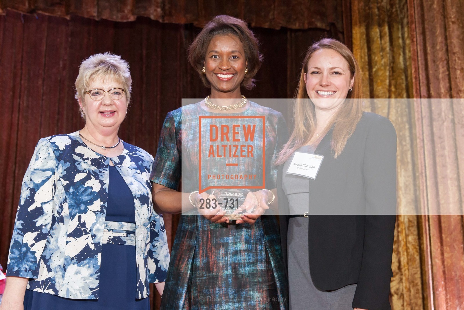 Darlene Gee, Nuria Fernandez, Megan Channell, WOMEN'S TRANSPORTATION SEMINAR SF Bay Area Chapter Annual Scholarship Awards, US, May 15th, 2015, Photo #283-731 Darlene Gee, Nuria Fernandez, Megan Channell, Photo #283-731