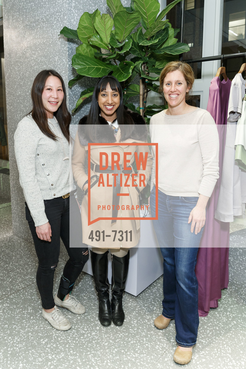 Adria Hou, Angela Antony, Cynthia Kellogg, Valentino and SFMOMA Modern Ball 2018 Kick Off Party, Valentino. 105 Grand Avenue, March 8th, 2018, Photo #491-7311 Adria Hou, Angela Antony, Cynthia Kellogg, Photo #491-7311