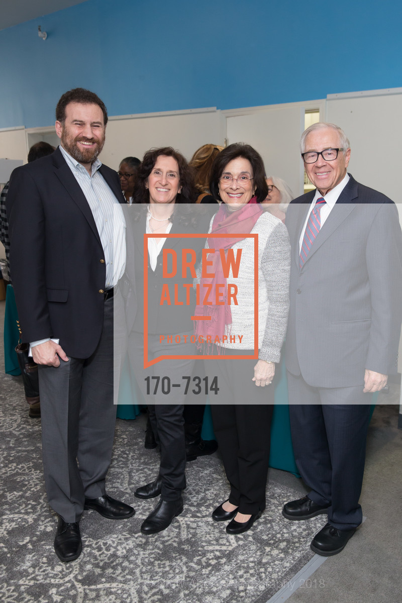 Mark Newbeuger, Ruth Newburger, Mary Weinstein, Ron Weinstein, LLABUILD Treasure Island Campus Groundbreaking, Life Learning Academy. 651 8th Street, Treasure Island, March 9th, 2018, Photo #170-7314 Mark Newbeuger, Ruth Newburger, Mary Weinstein, Ron Weinstein, Photo #170-7314