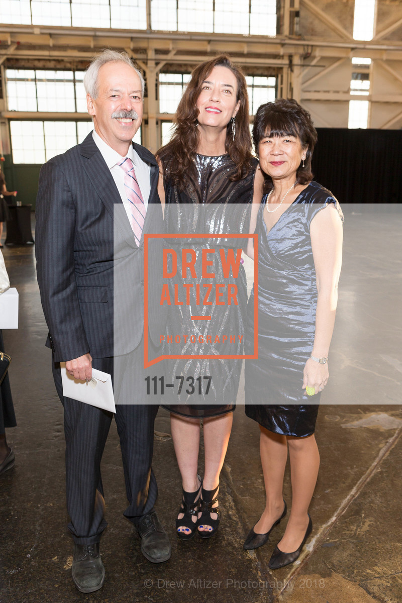 Jim Marks, Edna Warnecke, Doris Fukawa, Music Blossoms: Crowden's 2018 Gala, Craneway Pavillion. 1414 Harbour Way S, March 10th, 2018, Photo #111-7317 Jim Marks, Edna Warnecke, Doris Fukawa, Photo #111-7317