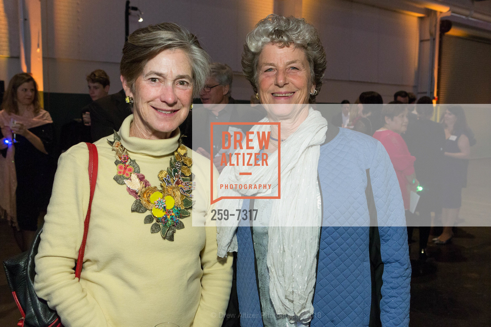 Sukey Lilienthal, Virginia Roe, Music Blossoms: Crowden's 2018 Gala, Craneway Pavillion. 1414 Harbour Way S, March 10th, 2018, Photo #259-7317 Sukey Lilienthal, Virginia Roe, Photo #259-7317