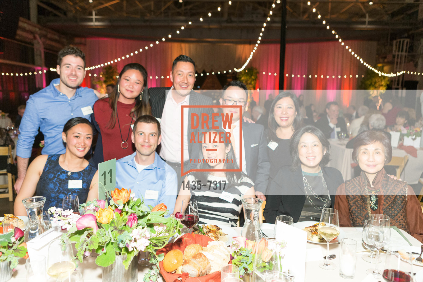 Ting Chin, Stephanie Wang, Russell Thibeault, Evie Koh Thibeault, Cary Koh, Katherine Chan, Jean Tom, Jane Tom, Music Blossoms: Crowden's 2018 Gala, Craneway Pavillion. 1414 Harbour Way S, March 10th, 2018, Photo #1435-7317 Ting Chin, Stephanie Wang, Russell Thibeault, Evie Koh Thibeault, Cary Koh, Katherine Chan, Jean Tom, Jane Tom, Photo #1435-7317