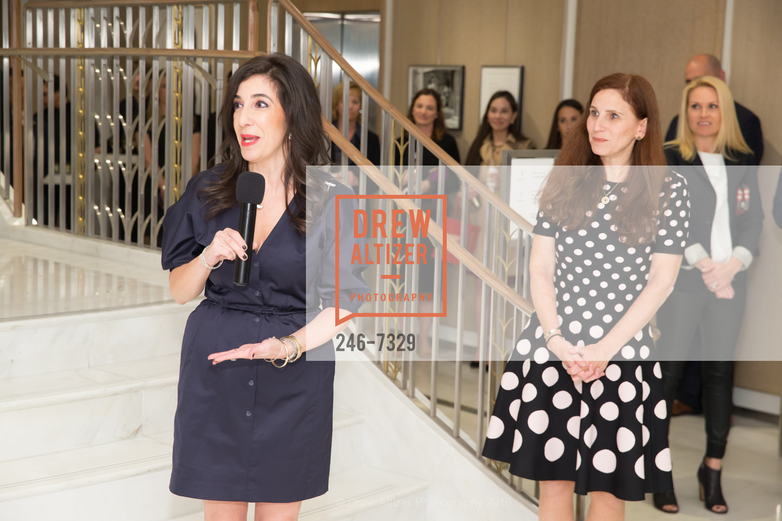 Rebecca Saroyan Robbins, Michelle Gilman Jasen, Holiday Heroes Celebration at Tiffany's, Tiffany's. 350 Post Street, March 8th, 2018, Photo #246-7329 Rebecca Saroyan Robbins, Michelle Gilman Jasen, Photo #246-7329