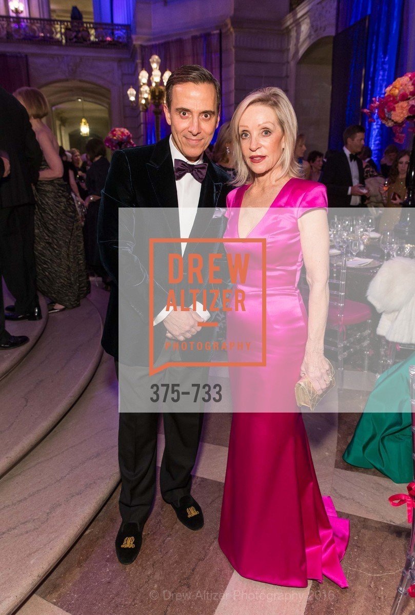 Alan Malouf, Barbara Brown, San Francisco Ballet 2016 Opening Night Gala, San Francisco City Hall. 1 Dr Carlton B Goodlett Pl, January 21st, 2016,Drew Altizer, Drew Altizer Photography, full-service agency, private events, San Francisco photographer, photographer california