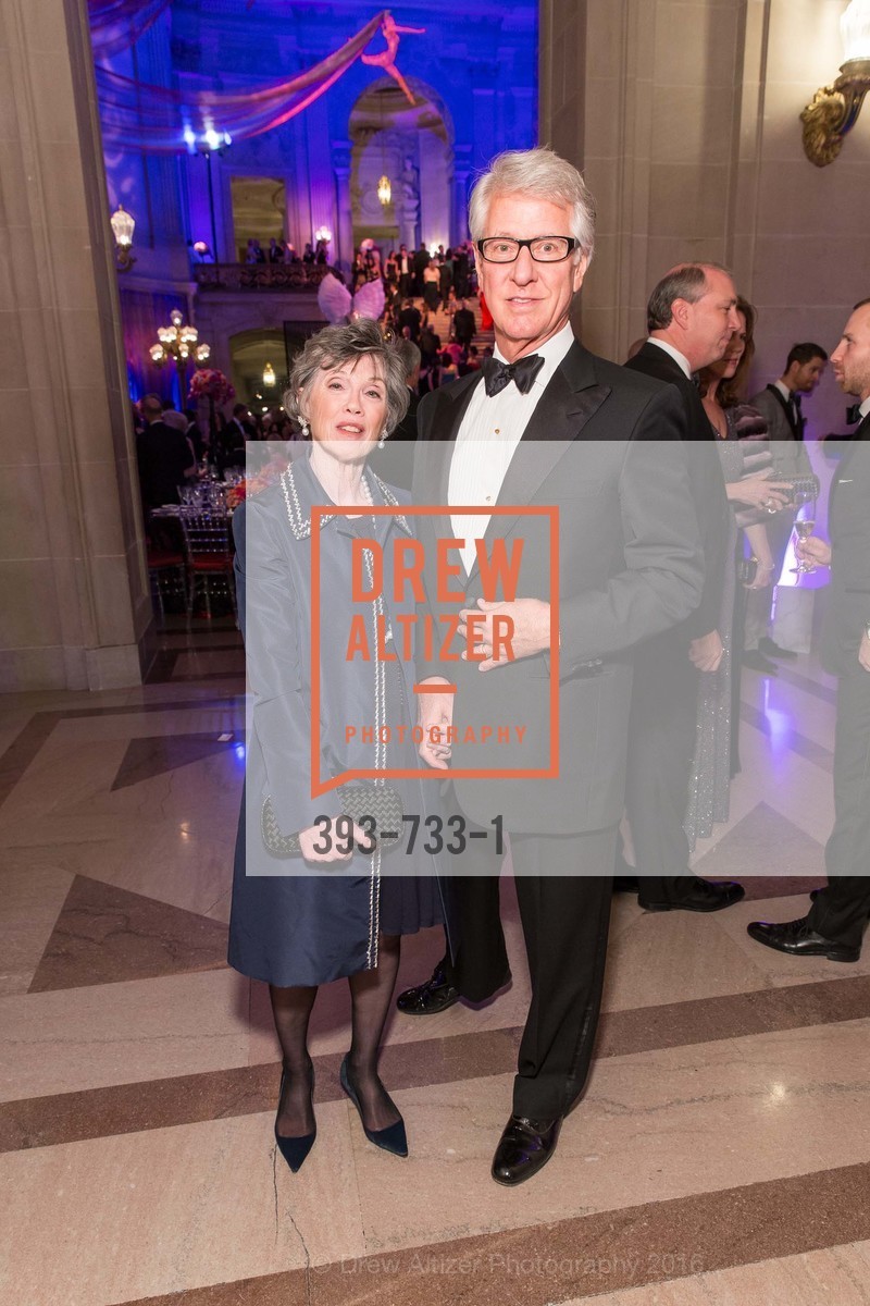 Carole Shorenstein Hays, Jeff Hays, San Francisco Ballet 2016 Opening Night Gala, San Francisco City Hall. 1 Dr Carlton B Goodlett Pl, January 21st, 2016, Photo #393-733-1 Carole Shorenstein Hays, Jeff Hays, Photo #393-733-1