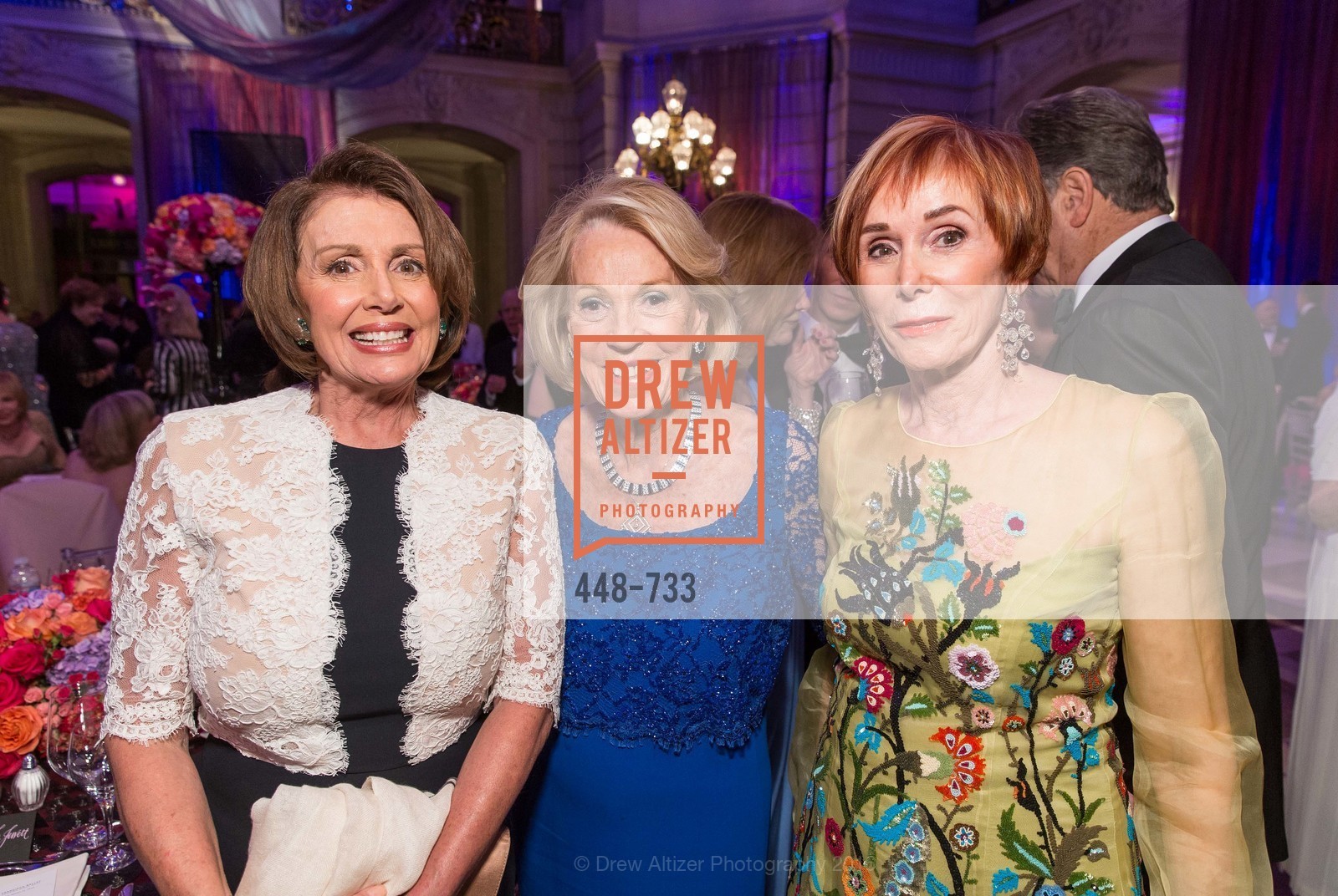 Nancy Pelosi, Charlotte Shultz, Norah Stone, San Francisco Ballet 2016 Opening Night Gala, San Francisco City Hall. 1 Dr Carlton B Goodlett Pl, January 21st, 2016,Drew Altizer, Drew Altizer Photography, full-service event agency, private events, San Francisco photographer, photographer California