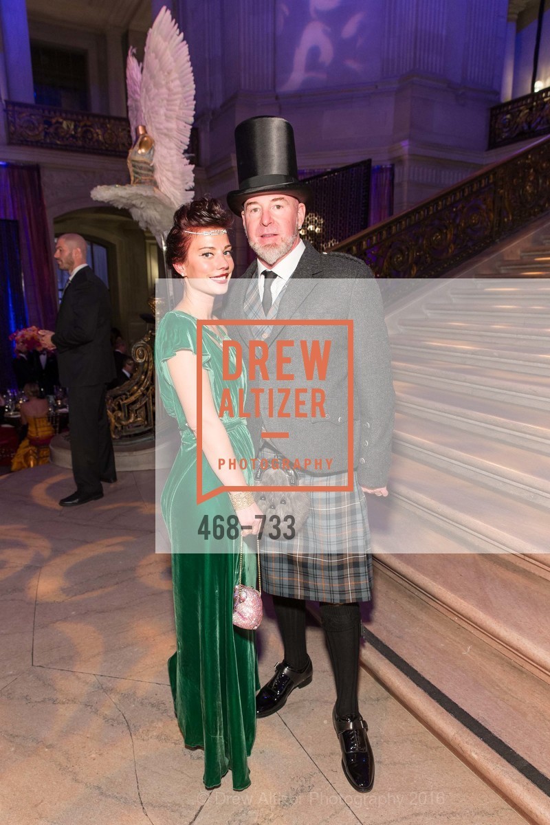 Camille Bently, Christopher Bently, San Francisco Ballet 2016 Opening Night Gala, San Francisco City Hall. 1 Dr Carlton B Goodlett Pl, January 21st, 2016, Photo #468-733 Camille Bently, Christopher Bently, Photo #468-733