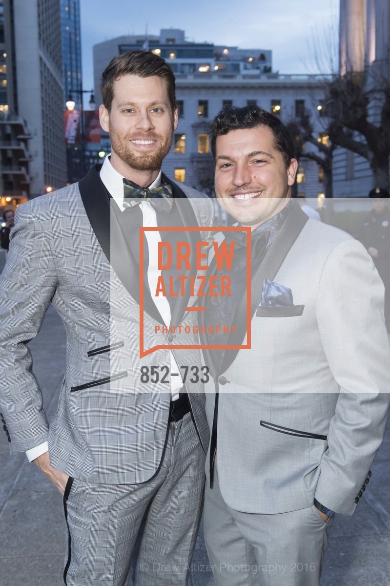 Nathan Johnson, Jake Wall, San Francisco Ballet 2016 Opening Night Gala, San Francisco City Hall. 1 Dr Carlton B Goodlett Pl, January 21st, 2016, Photo #852-733 Nathan Johnson, Jake Wall, Photo #852-733
