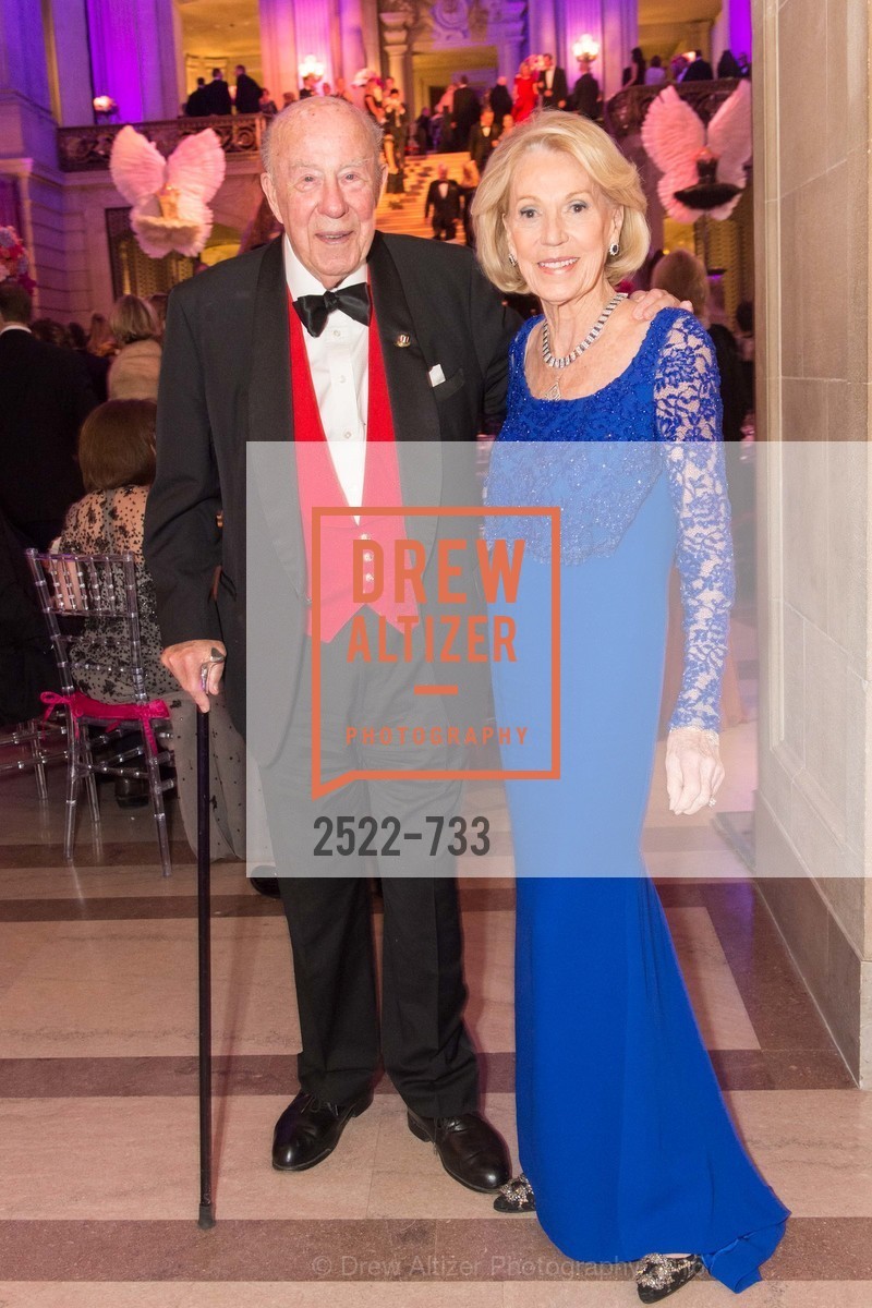 George Shultz, Charlotte Shultz, San Francisco Ballet 2016 Opening Night Gala, San Francisco City Hall. 1 Dr Carlton B Goodlett Pl, January 21st, 2016, Photo #2522-733 George Shultz, Charlotte Shultz, Photo #2522-733