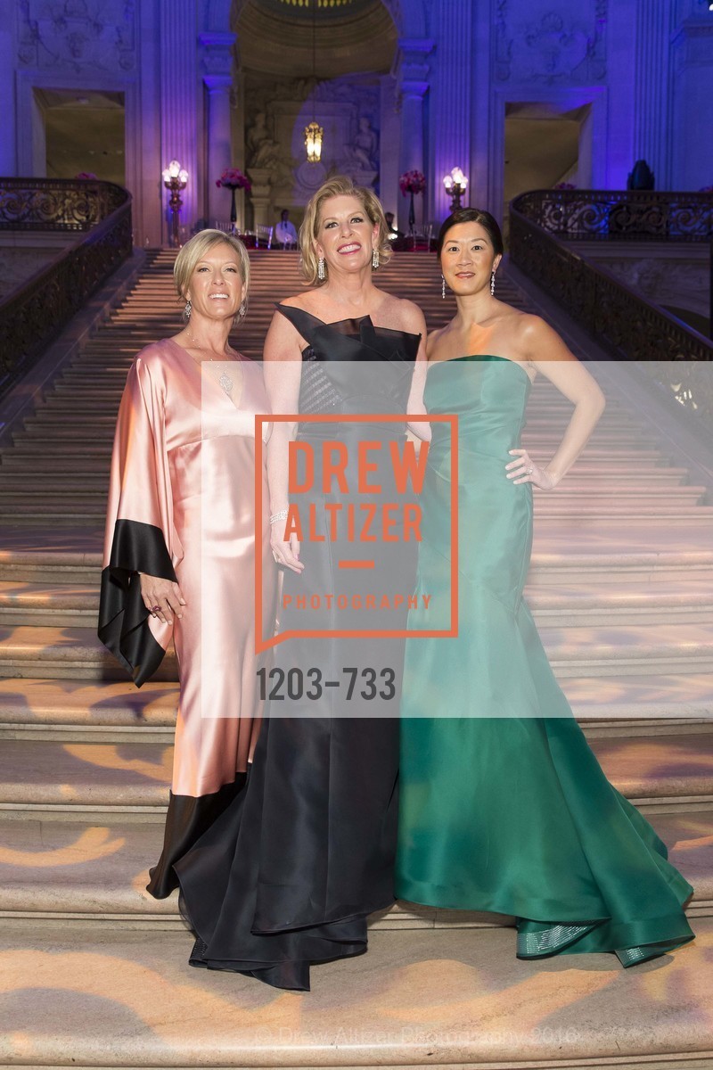Rhonda Mahendroo, Jennifer Brandenburg, Christine Leong Connors, San Francisco Ballet 2016 Opening Night Gala, San Francisco City Hall. 1 Dr Carlton B Goodlett Pl, January 21st, 2016,Drew Altizer, Drew Altizer Photography, full-service event agency, private events, San Francisco photographer, photographer California