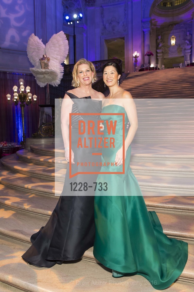 Jennifer Brandenburg, Christine Leong Connors, San Francisco Ballet 2016 Opening Night Gala, San Francisco City Hall. 1 Dr Carlton B Goodlett Pl, January 21st, 2016