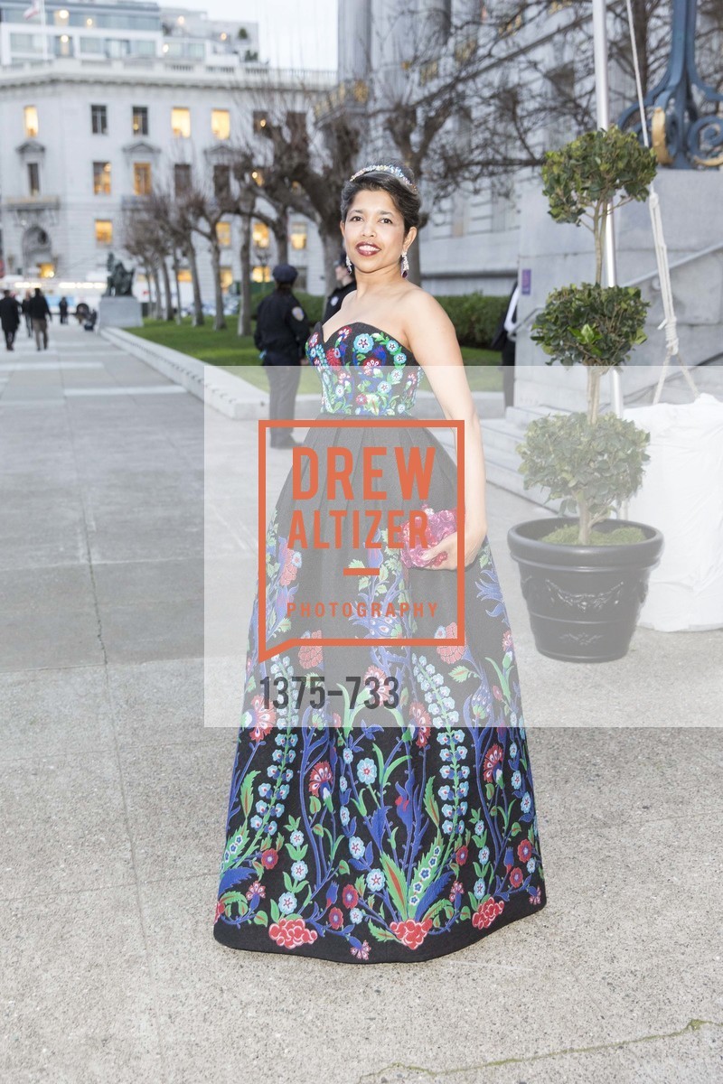 Deepa Pakianathan, San Francisco Ballet 2016 Opening Night Gala, San Francisco City Hall. 1 Dr Carlton B Goodlett Pl, January 21st, 2016,Drew Altizer, Drew Altizer Photography, full-service agency, private events, San Francisco photographer, photographer california
