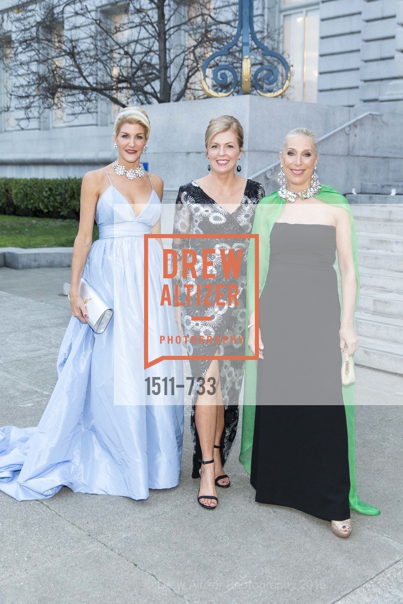 Karen Caldwell, Paula Bennett, Betsy Linder, San Francisco Ballet 2016 Opening Night Gala, San Francisco City Hall. 1 Dr Carlton B Goodlett Pl, January 21st, 2016,Drew Altizer, Drew Altizer Photography, full-service agency, private events, San Francisco photographer, photographer california
