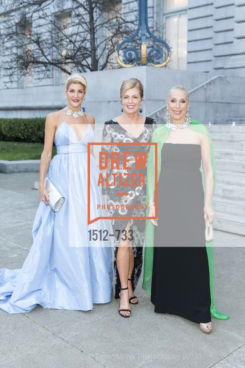 Karen Caldwell, Paula Bennett, Betsy Linder, San Francisco Ballet 2016 Opening Night Gala, San Francisco City Hall. 1 Dr Carlton B Goodlett Pl, January 21st, 2016,Drew Altizer, Drew Altizer Photography, full-service agency, private events, San Francisco photographer, photographer california