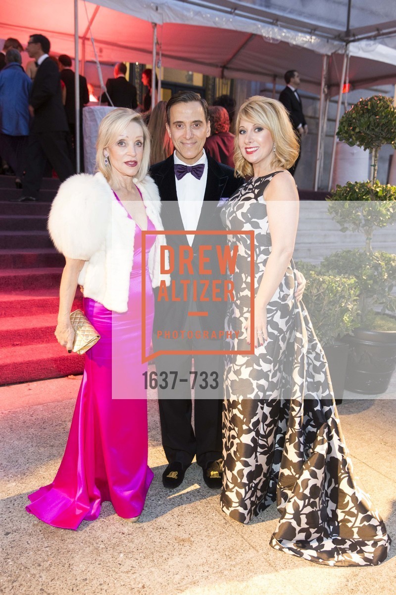 Barbara Brown, Alan Malouf, Jennifer Mancuso, San Francisco Ballet 2016 Opening Night Gala, San Francisco City Hall. 1 Dr Carlton B Goodlett Pl, January 21st, 2016,Drew Altizer, Drew Altizer Photography, full-service agency, private events, San Francisco photographer, photographer california