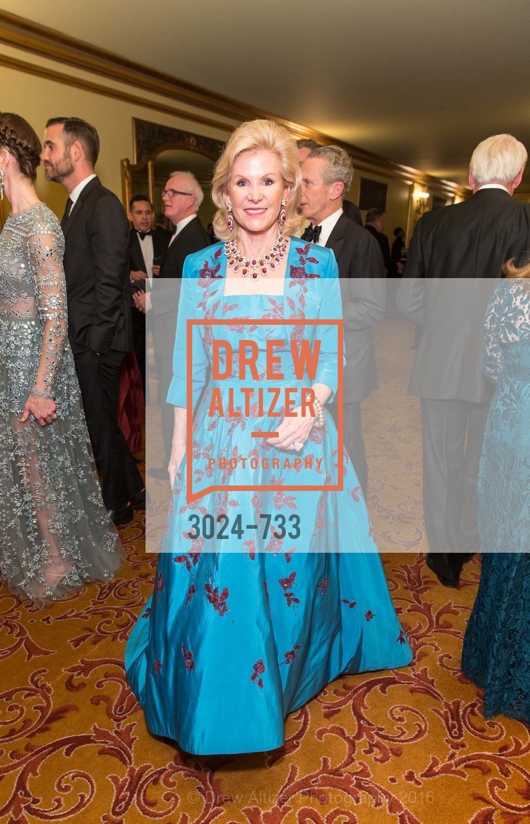Dede Wilsey, San Francisco Ballet 2016 Opening Night Gala, San Francisco City Hall. 1 Dr Carlton B Goodlett Pl, January 21st, 2016, Photo #3024-733 Dede Wilsey, Photo #3024-733