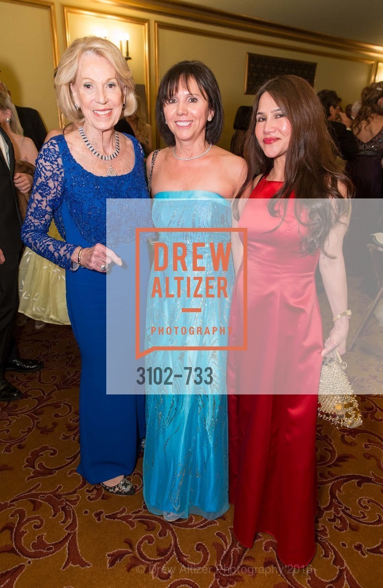 Charlotte Schultz, Barbara Cartier, Lilian Phan, San Francisco Ballet 2016 Opening Night Gala, San Francisco City Hall. 1 Dr Carlton B Goodlett Pl, January 21st, 2016