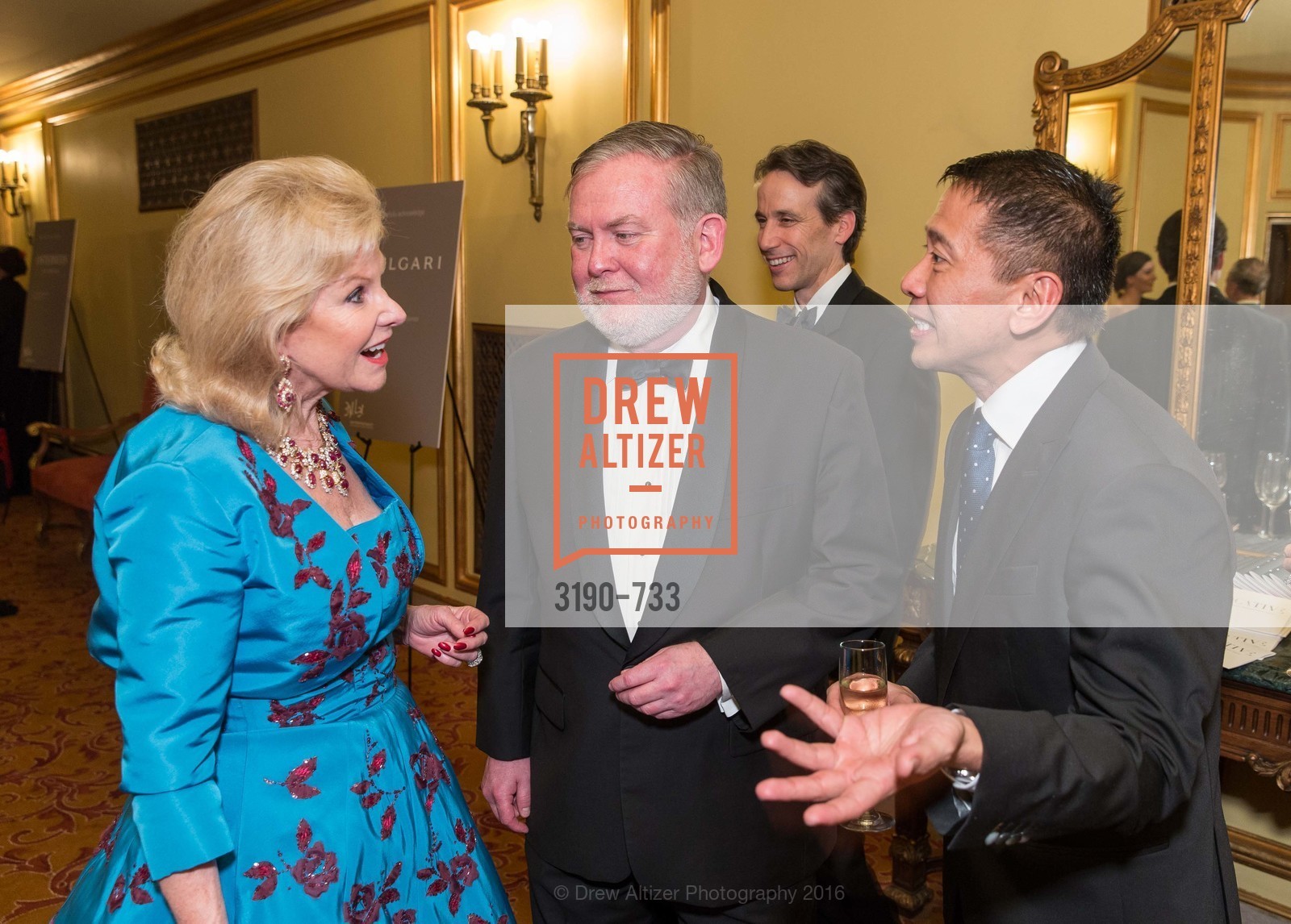 Dede Wilsey, Tom Flynn, Fermin Nasol, San Francisco Ballet 2016 Opening Night Gala, San Francisco City Hall. 1 Dr Carlton B Goodlett Pl, January 21st, 2016,Drew Altizer, Drew Altizer Photography, full-service event agency, private events, San Francisco photographer, photographer California