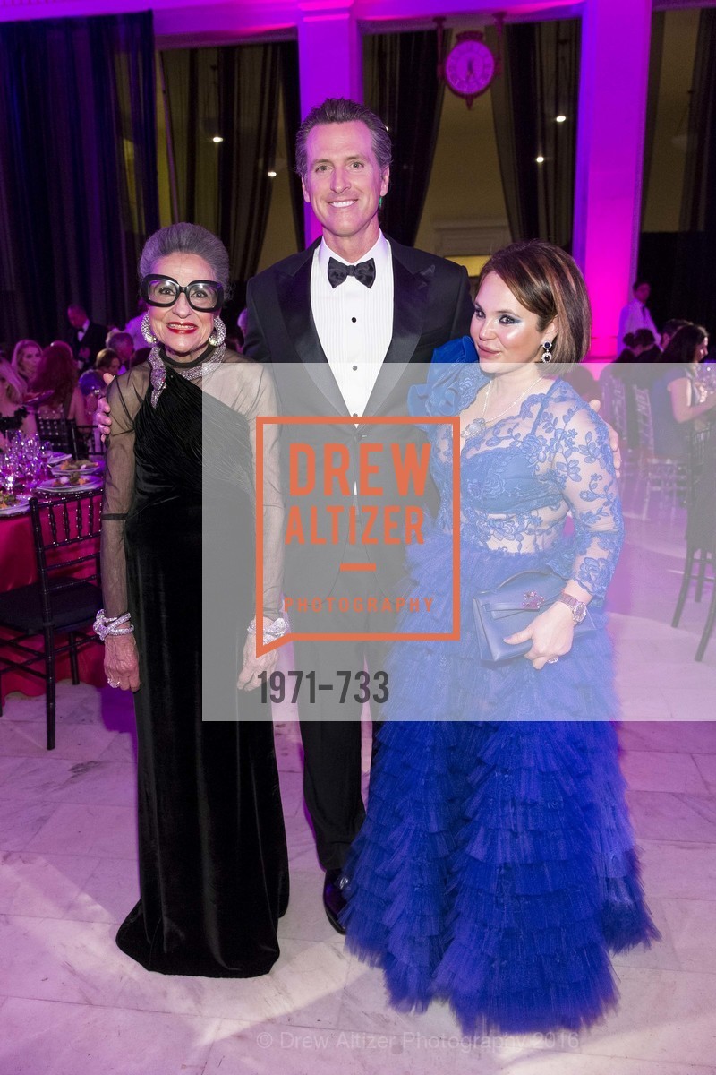 Joy Venturini Bianchi, Gavin Newsom, Rada Katz, San Francisco Ballet 2016 Opening Night Gala, San Francisco City Hall. 1 Dr Carlton B Goodlett Pl, January 21st, 2016,Drew Altizer, Drew Altizer Photography, full-service agency, private events, San Francisco photographer, photographer california