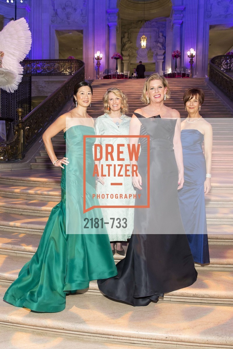 Christine Leong Connors, Marie Hurabiell, Jennifer Brandenburg, Deborah Bernard, San Francisco Ballet 2016 Opening Night Gala, San Francisco City Hall. 1 Dr Carlton B Goodlett Pl, January 21st, 2016,Drew Altizer, Drew Altizer Photography, full-service agency, private events, San Francisco photographer, photographer california