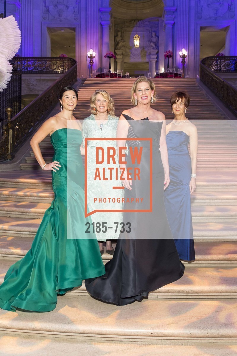 Christine Leong Connors, Marie Hurabiell, Jennifer Brandenburg, Deborah Bernard, San Francisco Ballet 2016 Opening Night Gala, San Francisco City Hall. 1 Dr Carlton B Goodlett Pl, January 21st, 2016,Drew Altizer, Drew Altizer Photography, full-service event agency, private events, San Francisco photographer, photographer California