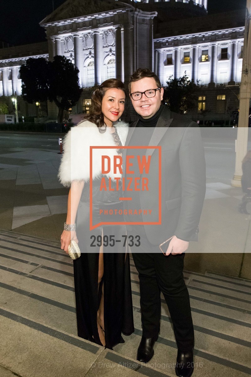 Phoebe Mireles, Robert Brotherton, San Francisco Ballet 2016 Opening Night Gala, San Francisco City Hall. 1 Dr Carlton B Goodlett Pl, January 21st, 2016,Drew Altizer, Drew Altizer Photography, full-service agency, private events, San Francisco photographer, photographer california