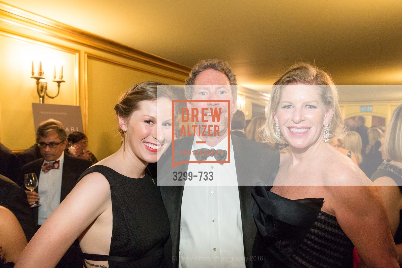 Alexandra Brandenburg, Bill Brandenburg, Jennifer Brandenburg, San Francisco Ballet 2016 Opening Night Gala, San Francisco City Hall. 1 Dr Carlton B Goodlett Pl, January 21st, 2016, Photo #3299-733 Alexandra Brandenburg, Bill Brandenburg, Jennifer Brandenburg, Photo #3299-733