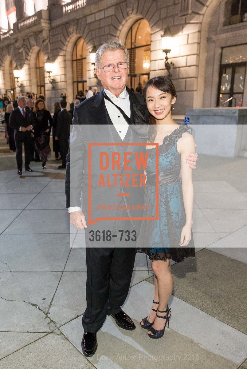 Dick Barker, Chisako Aga, San Francisco Ballet 2016 Opening Night Gala, San Francisco City Hall. 1 Dr Carlton B Goodlett Pl, January 21st, 2016,Drew Altizer, Drew Altizer Photography, full-service agency, private events, San Francisco photographer, photographer california