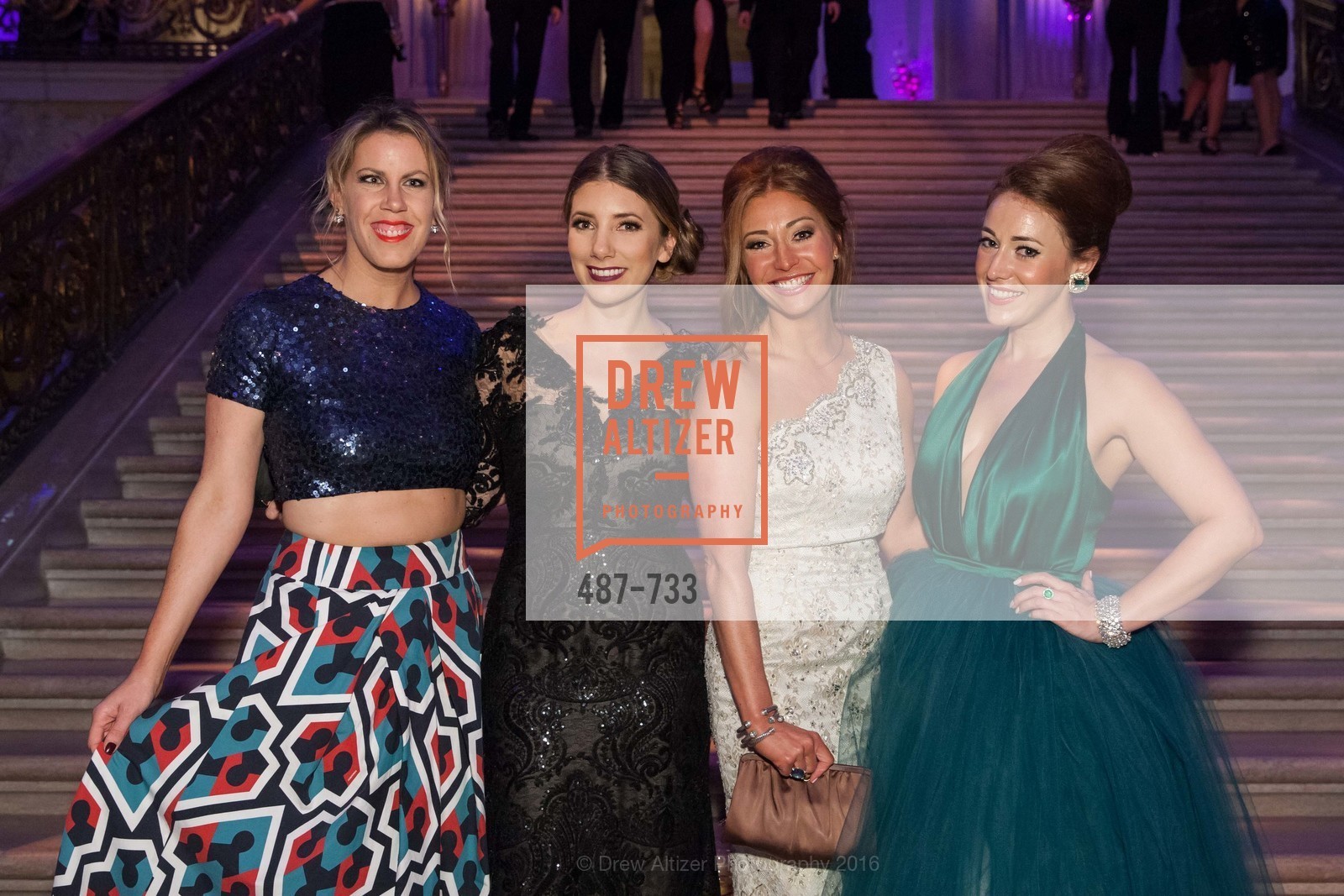Lauren Groff, Brianna Haag, Whitney Hudak, Schuyler Hudak, San Francisco Ballet 2016 Opening Night Gala, San Francisco City Hall. 1 Dr Carlton B Goodlett Pl, January 21st, 2016,Drew Altizer, Drew Altizer Photography, full-service agency, private events, San Francisco photographer, photographer california