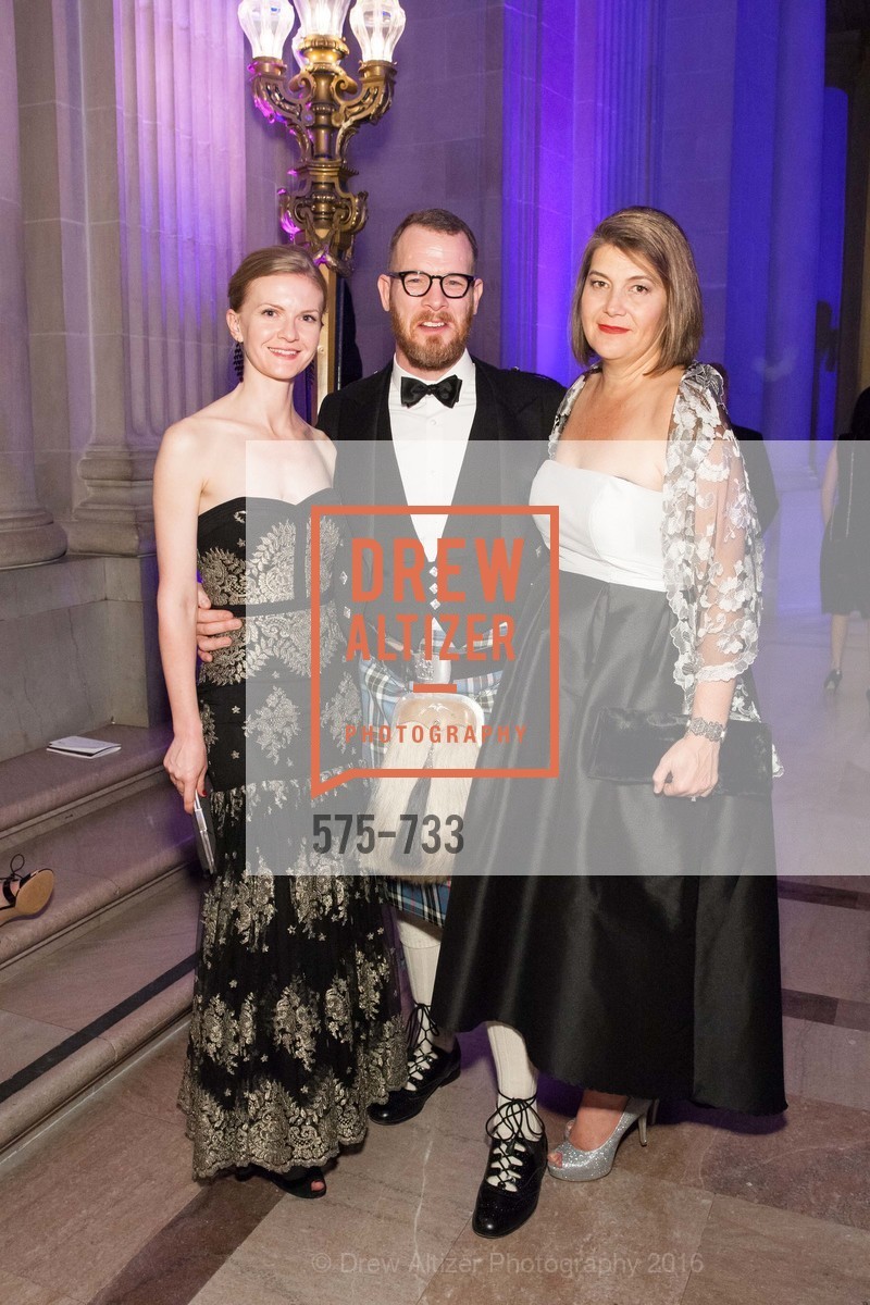 Greer Goings, Benjamin Thompson, Tina Myers, San Francisco Ballet 2016 Opening Night Gala, San Francisco City Hall. 1 Dr Carlton B Goodlett Pl, January 21st, 2016,Drew Altizer, Drew Altizer Photography, full-service agency, private events, San Francisco photographer, photographer california