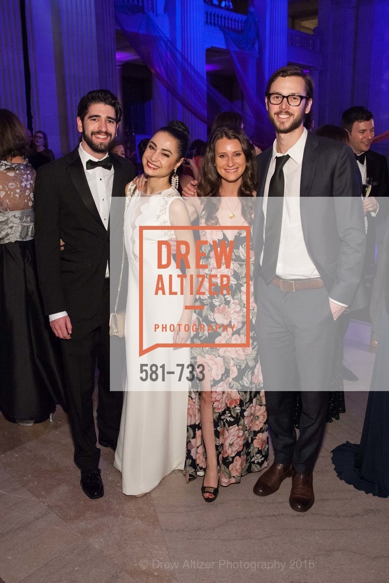 Joshua Pratman, Matilde Sloustey, Renee Schomp, Zack Sumner, San Francisco Ballet 2016 Opening Night Gala, San Francisco City Hall. 1 Dr Carlton B Goodlett Pl, January 21st, 2016,Drew Altizer, Drew Altizer Photography, full-service agency, private events, San Francisco photographer, photographer california