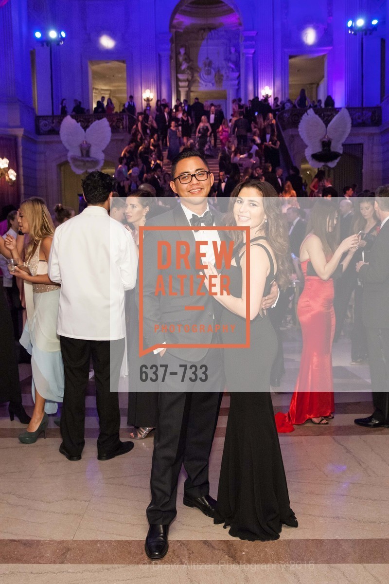 Christian Navarro, Sarah Owens, San Francisco Ballet 2016 Opening Night Gala, San Francisco City Hall. 1 Dr Carlton B Goodlett Pl, January 21st, 2016, Photo #637-733 Christian Navarro, Sarah Owens, Photo #637-733
