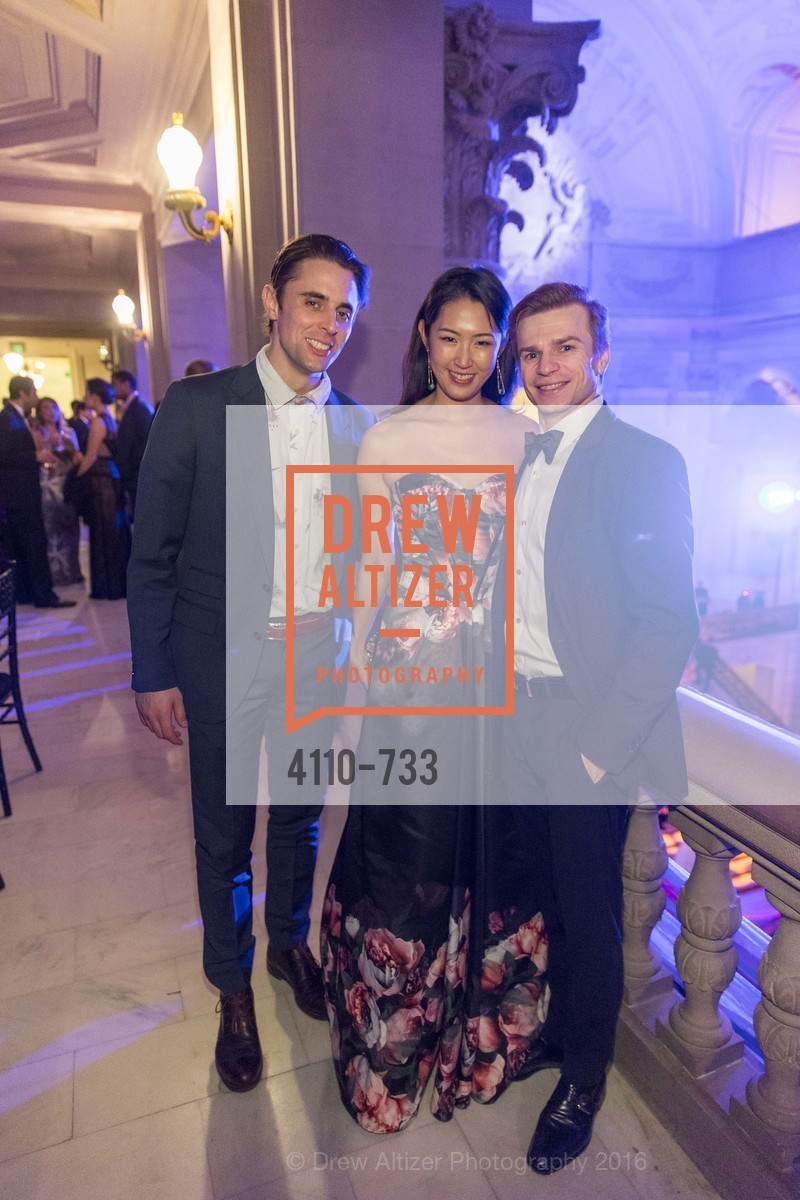 Luke Ingham, Miho Nedvigin, Gennadi Nedvigin, San Francisco Ballet 2016 Opening Night Gala, San Francisco City Hall. 1 Dr Carlton B Goodlett Pl, January 21st, 2016,Drew Altizer, Drew Altizer Photography, full-service agency, private events, San Francisco photographer, photographer california