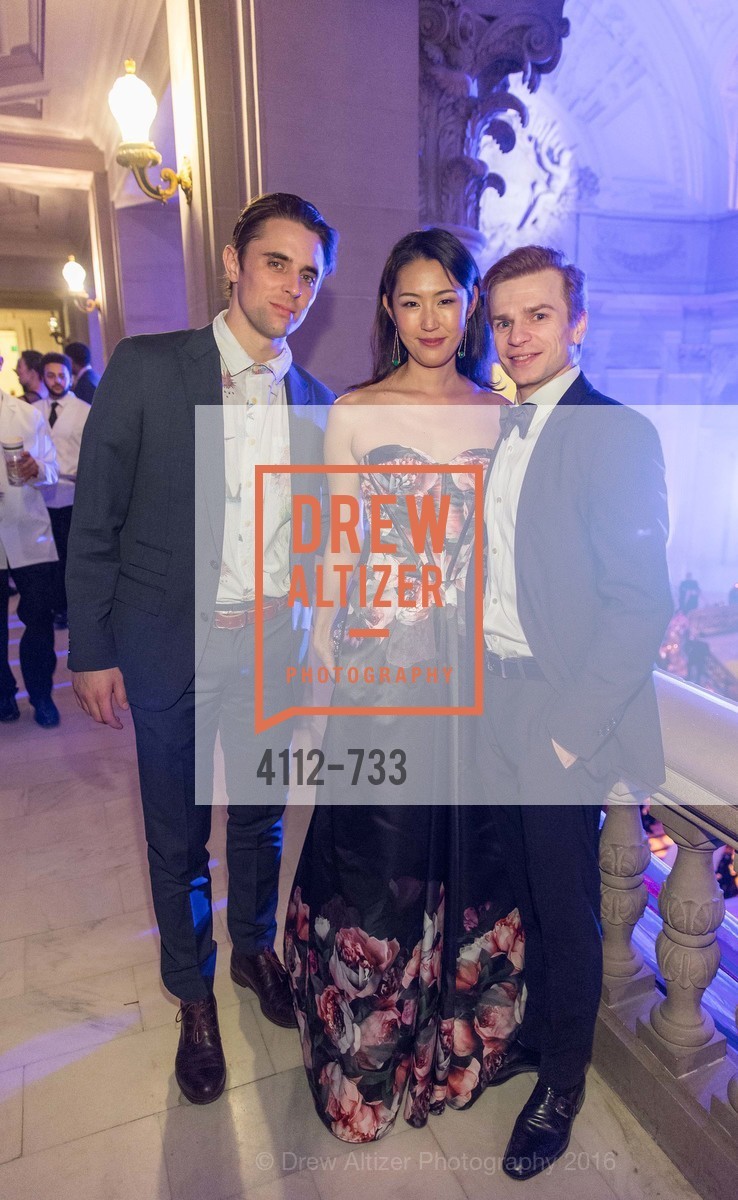 Luke Ingham, Miho Nedvigin, Gennadi Nedvigin, San Francisco Ballet 2016 Opening Night Gala, San Francisco City Hall. 1 Dr Carlton B Goodlett Pl, January 21st, 2016,Drew Altizer, Drew Altizer Photography, full-service agency, private events, San Francisco photographer, photographer california