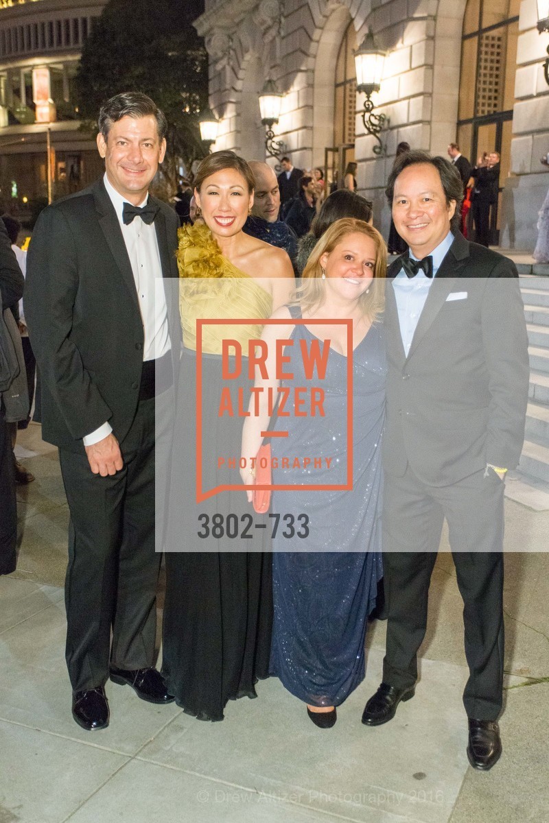 Mark Thoma, Joy Boatwright, Donna Burke, August Eng, San Francisco Ballet 2016 Opening Night Gala, San Francisco City Hall. 1 Dr Carlton B Goodlett Pl, January 21st, 2016,Drew Altizer, Drew Altizer Photography, full-service agency, private events, San Francisco photographer, photographer california