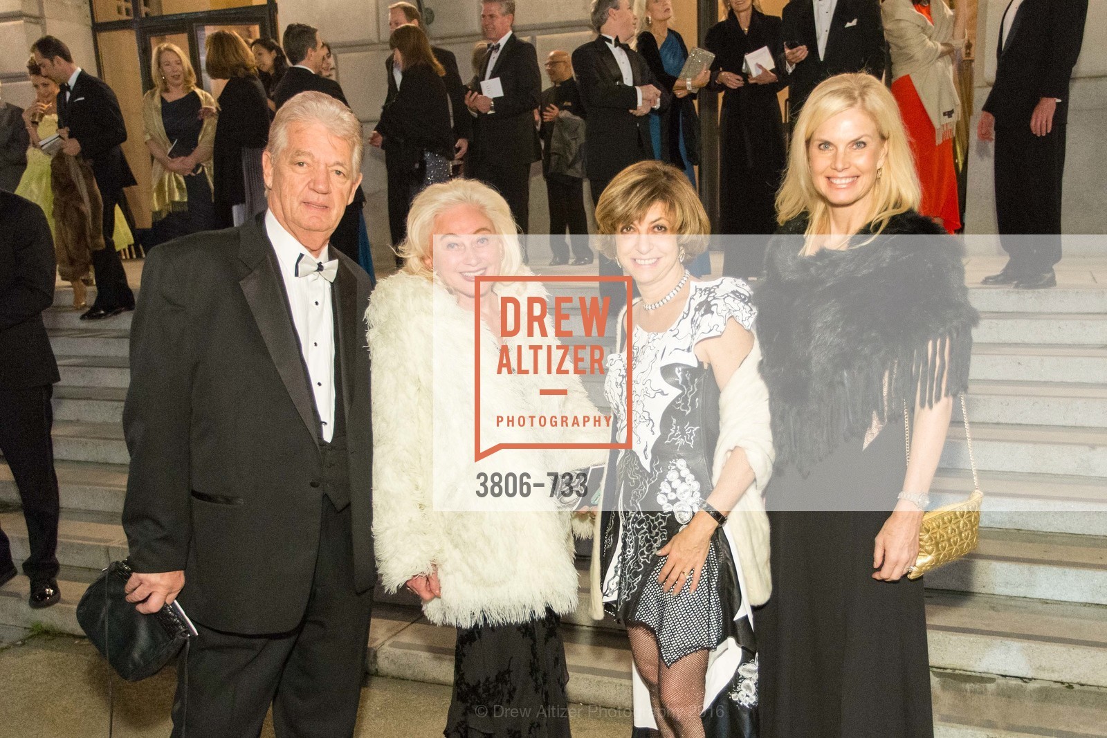 Allan Wayne, Estee Caldwell, Ludmilla Eggleton, Sarah Karis, San Francisco Ballet 2016 Opening Night Gala, San Francisco City Hall. 1 Dr Carlton B Goodlett Pl, January 21st, 2016, Photo #3806-733 Allan Wayne, Estee Caldwell, Ludmilla Eggleton, Sarah Karis, Photo #3806-733