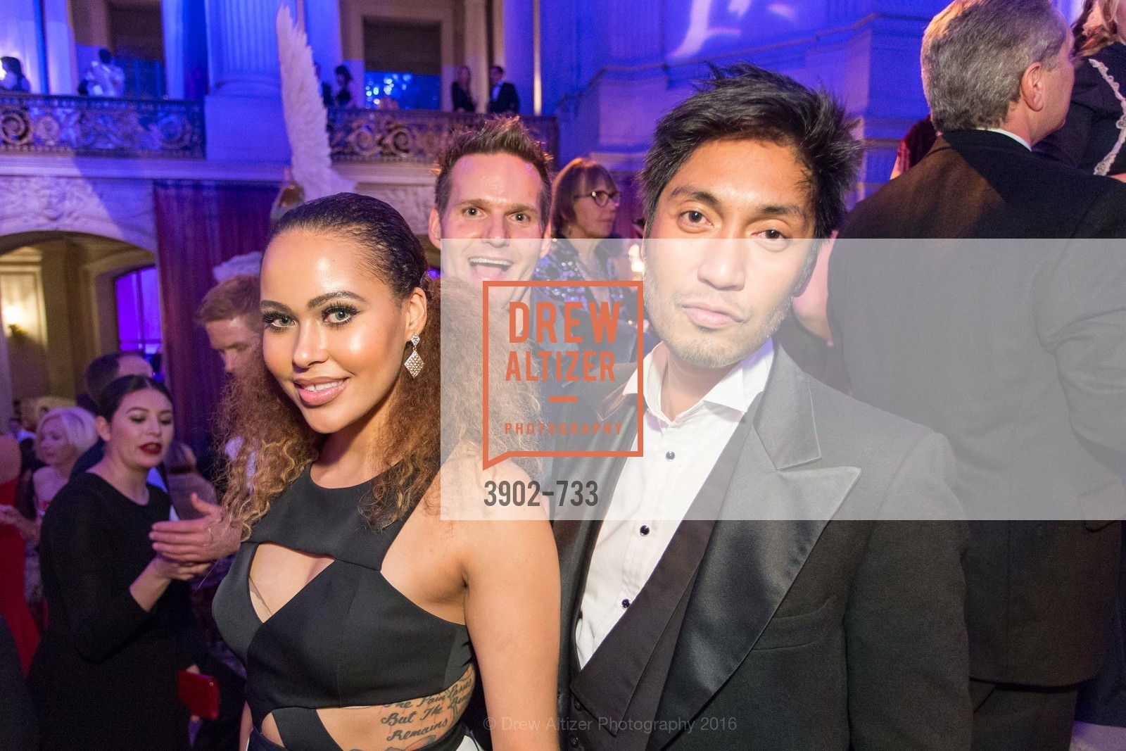 Lillian Jacks, Chris Gaither, Gary James, San Francisco Ballet 2016 Opening Night Gala, San Francisco City Hall. 1 Dr Carlton B Goodlett Pl, January 21st, 2016,Drew Altizer, Drew Altizer Photography, full-service agency, private events, San Francisco photographer, photographer california