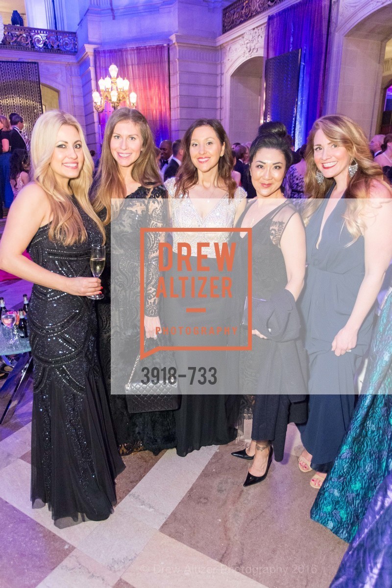 Kimber Frankel, Katelin Mezzetta, Erica Stakutis, Rachel Mcgovern, San Francisco Ballet 2016 Opening Night Gala, San Francisco City Hall. 1 Dr Carlton B Goodlett Pl, January 21st, 2016,Drew Altizer, Drew Altizer Photography, full-service event agency, private events, San Francisco photographer, photographer California