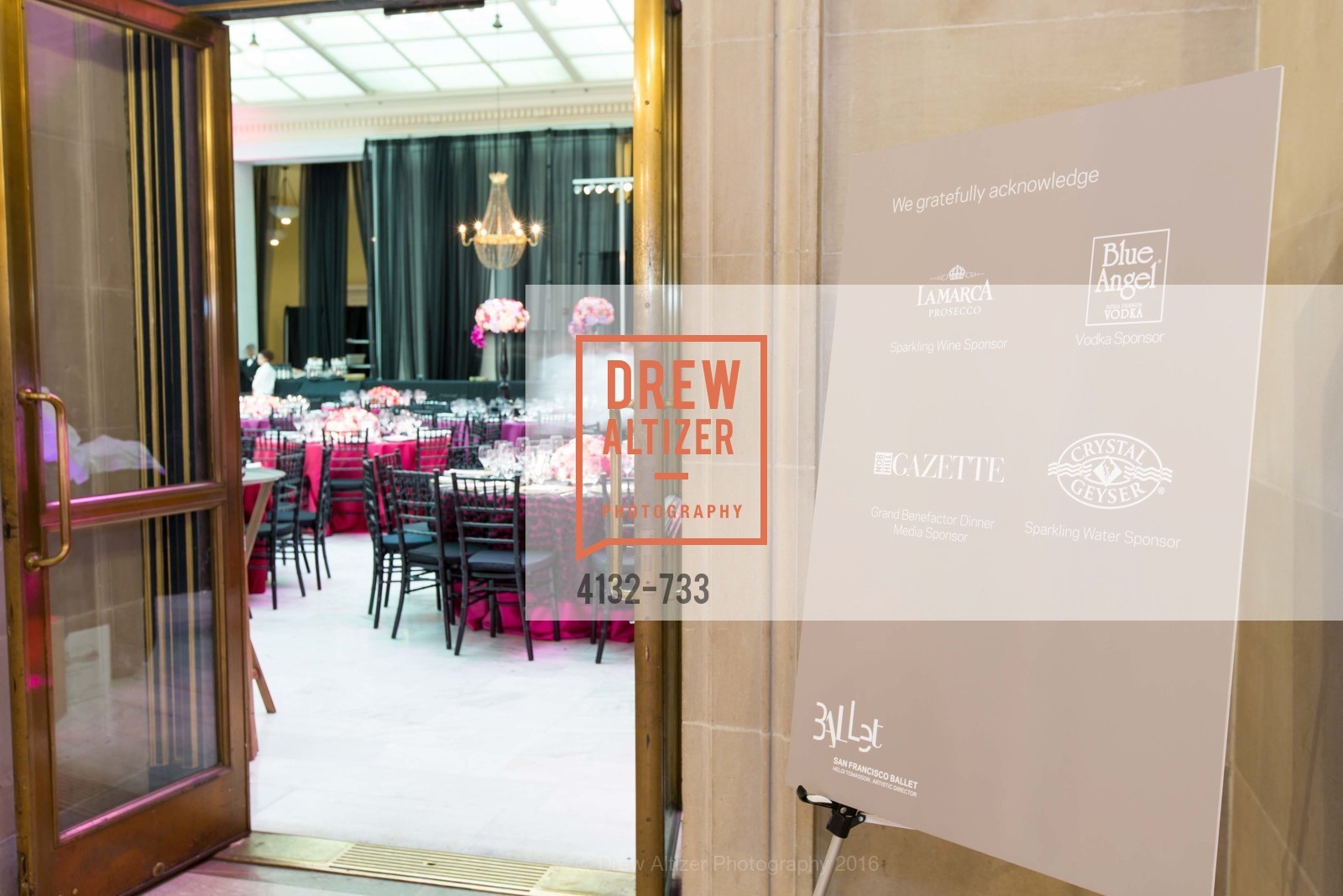 Atmosphere, San Francisco Ballet 2016 Opening Night Gala, San Francisco City Hall. 1 Dr Carlton B Goodlett Pl, January 21st, 2016,Drew Altizer, Drew Altizer Photography, full-service agency, private events, San Francisco photographer, photographer california