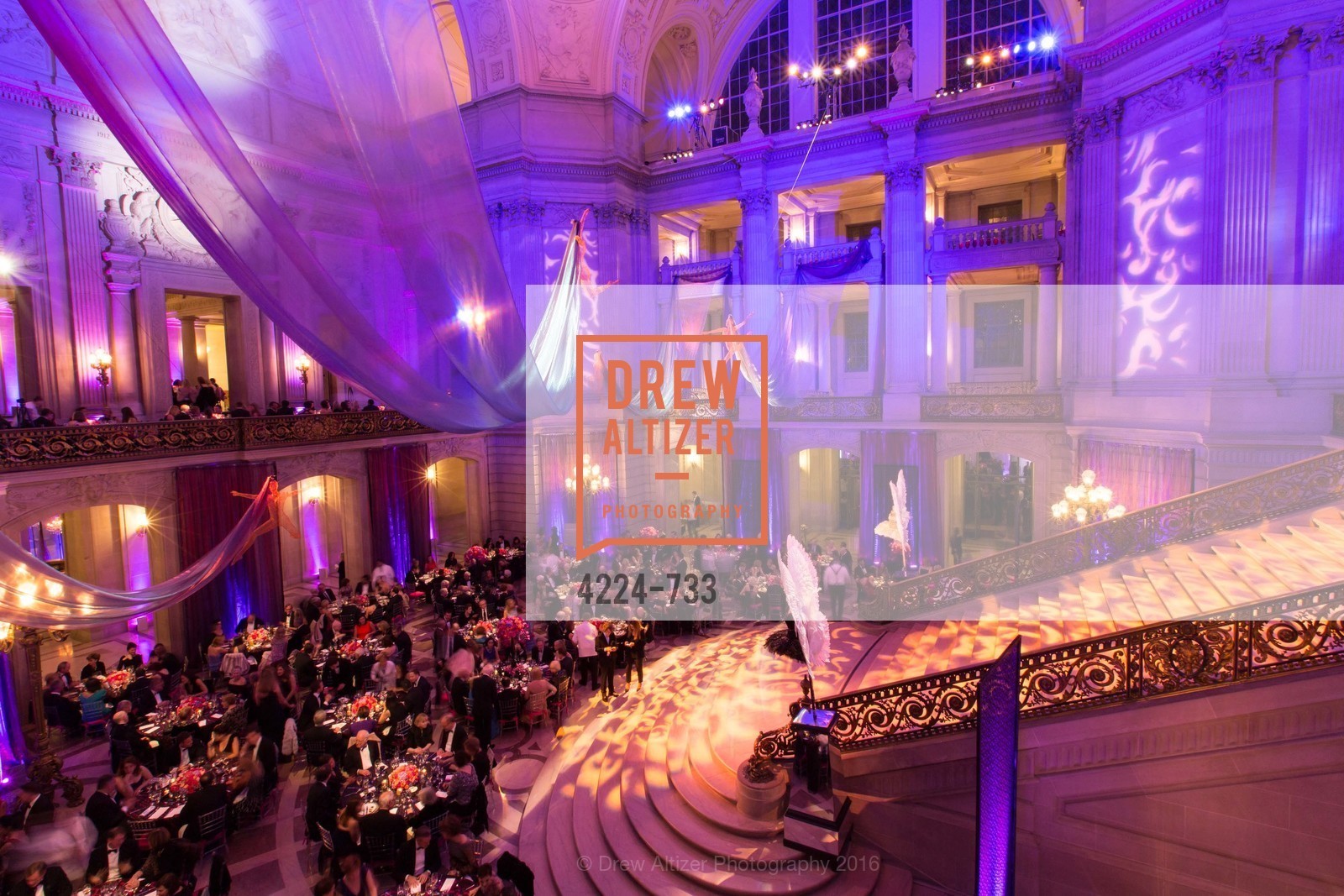 Atmosphere, San Francisco Ballet 2016 Opening Night Gala, San Francisco City Hall. 1 Dr Carlton B Goodlett Pl, January 21st, 2016,Drew Altizer, Drew Altizer Photography, full-service agency, private events, San Francisco photographer, photographer california