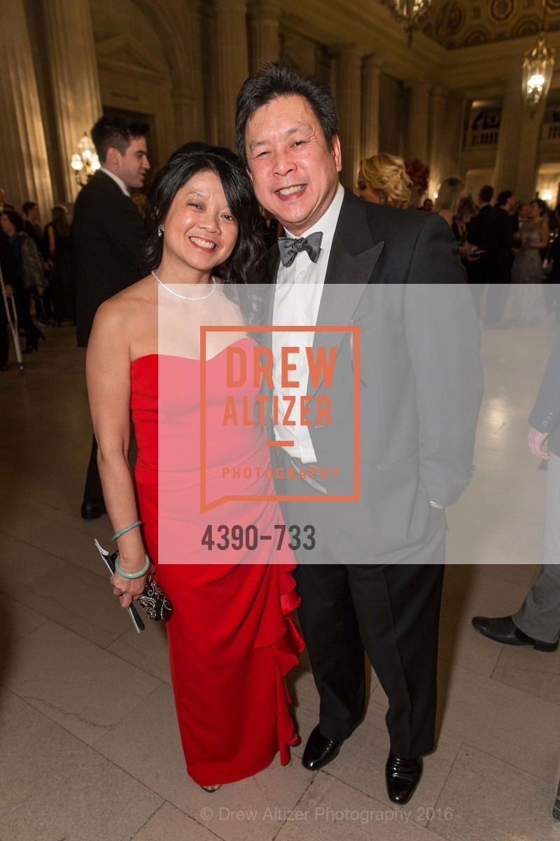 Yvonne Chang, Ronald Chang, San Francisco Ballet 2016 Opening Night Gala, San Francisco City Hall. 1 Dr Carlton B Goodlett Pl, January 21st, 2016,Drew Altizer, Drew Altizer Photography, full-service agency, private events, San Francisco photographer, photographer california