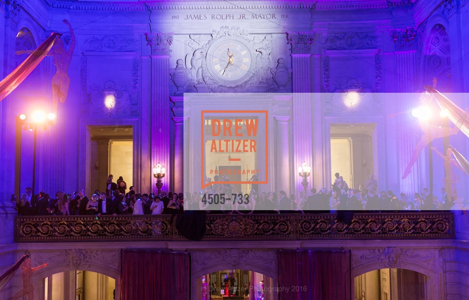 Atmosphere, San Francisco Ballet 2016 Opening Night Gala, San Francisco City Hall. 1 Dr Carlton B Goodlett Pl, January 21st, 2016,Drew Altizer, Drew Altizer Photography, full-service agency, private events, San Francisco photographer, photographer california
