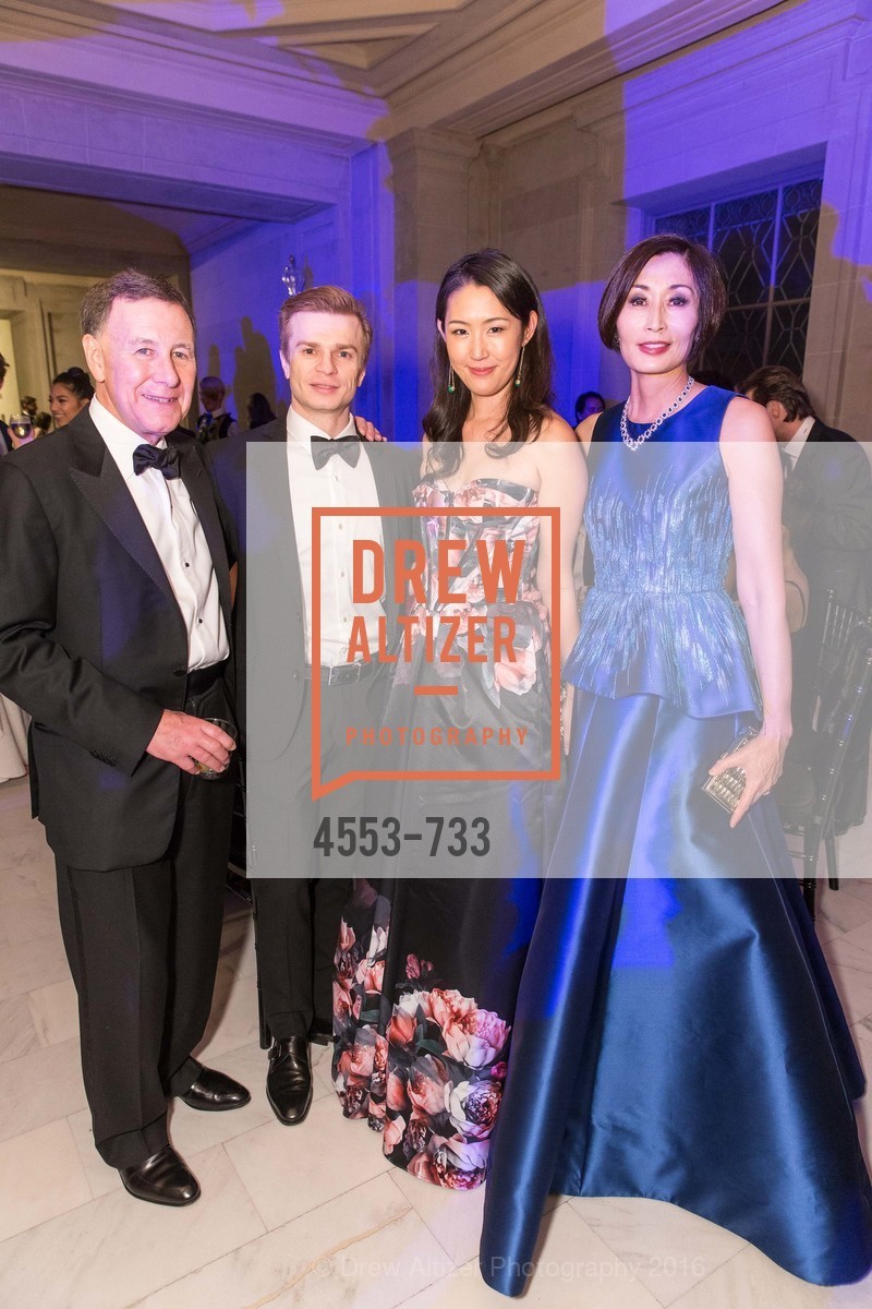 Carl Pascarella, Gennadi Nedvigin, Miho Nedvigin, Yurie Pascarella, San Francisco Ballet 2016 Opening Night Gala, San Francisco City Hall. 1 Dr Carlton B Goodlett Pl, January 21st, 2016,Drew Altizer, Drew Altizer Photography, full-service event agency, private events, San Francisco photographer, photographer California