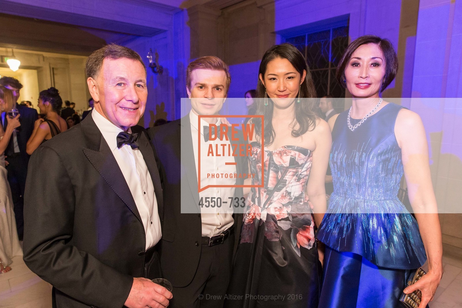 Carl Pascarella, Gennadi Nedvigin, Miho Nedvigin, Yurie Pascarella, San Francisco Ballet 2016 Opening Night Gala, San Francisco City Hall. 1 Dr Carlton B Goodlett Pl, January 21st, 2016,Drew Altizer, Drew Altizer Photography, full-service agency, private events, San Francisco photographer, photographer california