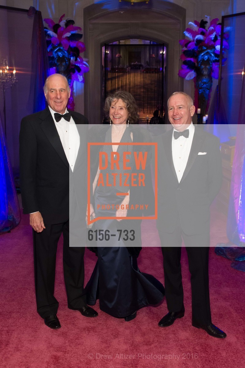John Osterweis, Barbara Ravizza, Glenn McCoy, San Francisco Ballet 2016 Opening Night Gala, San Francisco City Hall. 1 Dr Carlton B Goodlett Pl, January 21st, 2016,Drew Altizer, Drew Altizer Photography, full-service agency, private events, San Francisco photographer, photographer california